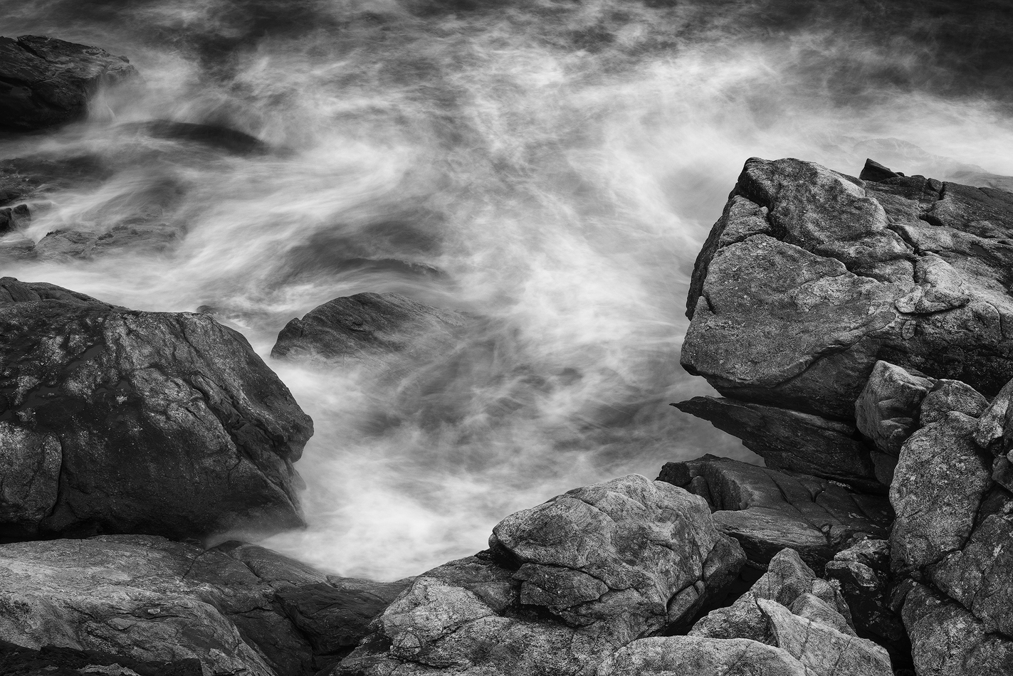 Turbulent Water, Hammonasset Beach State Park, Madison, Connecticut