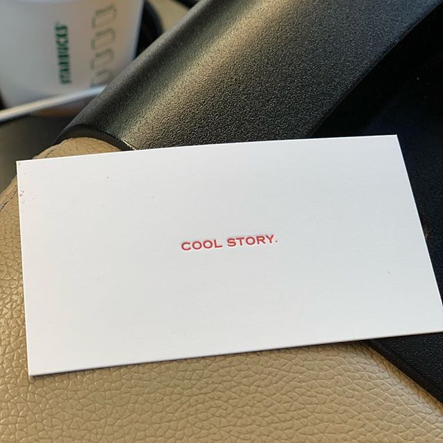 How’s your week going? Tell us your #coolstory in the comments.
#letterpress #getcarded #twowords #funnycards #cardsagainsthumanity