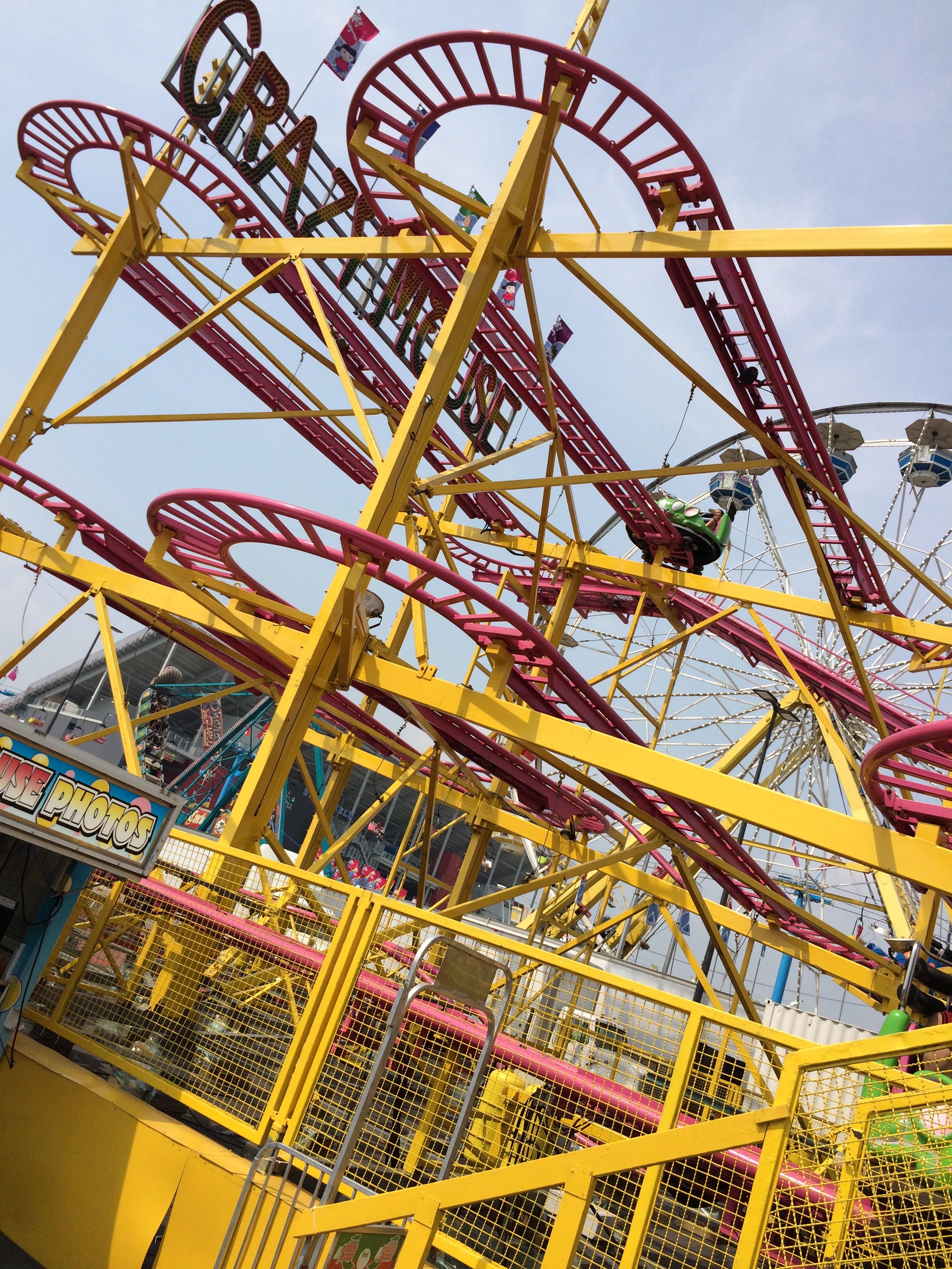 It goes up. It goes down. It goes round and round and round.