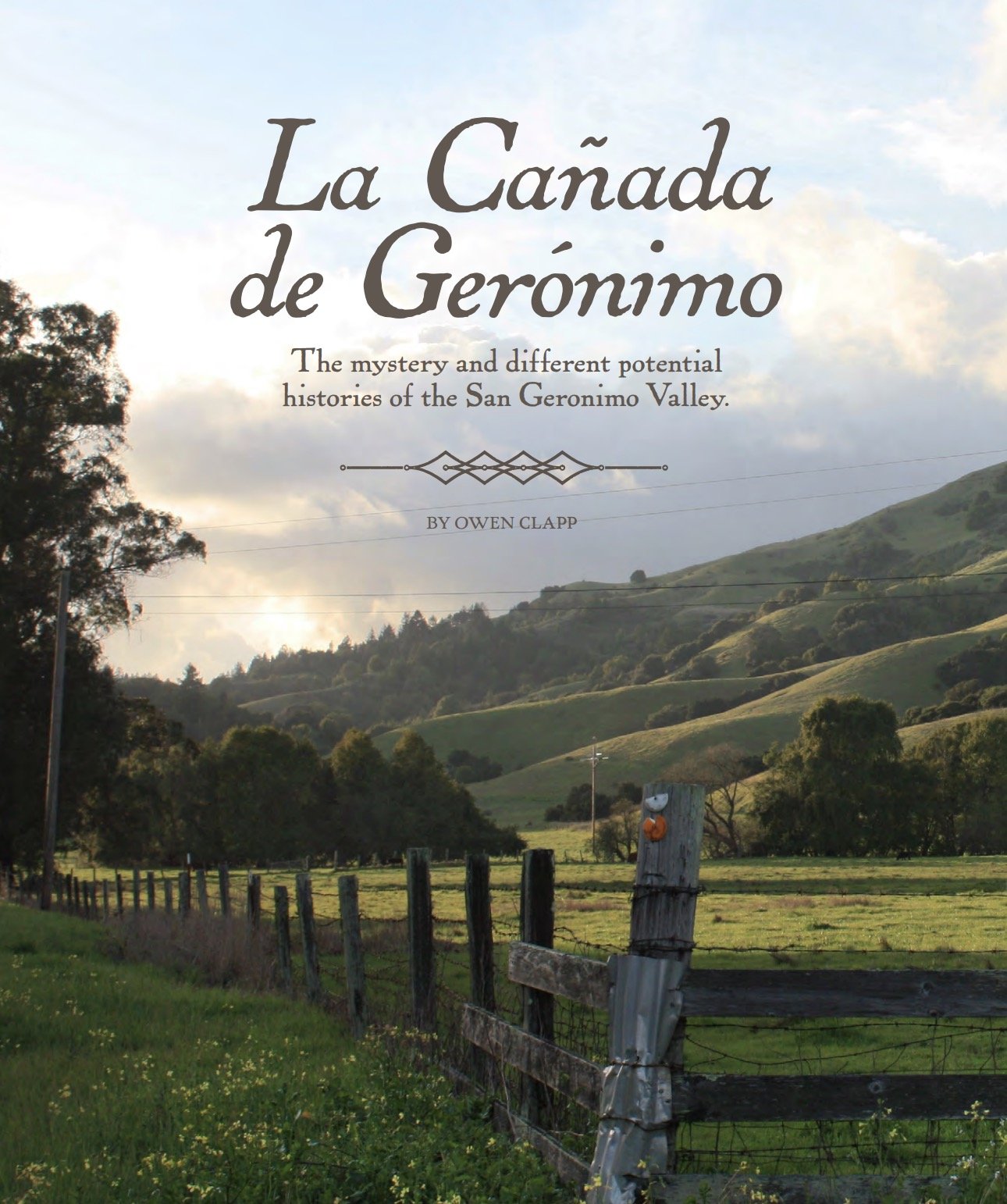Marin Magazine - "La Cañada de Gerónimo"