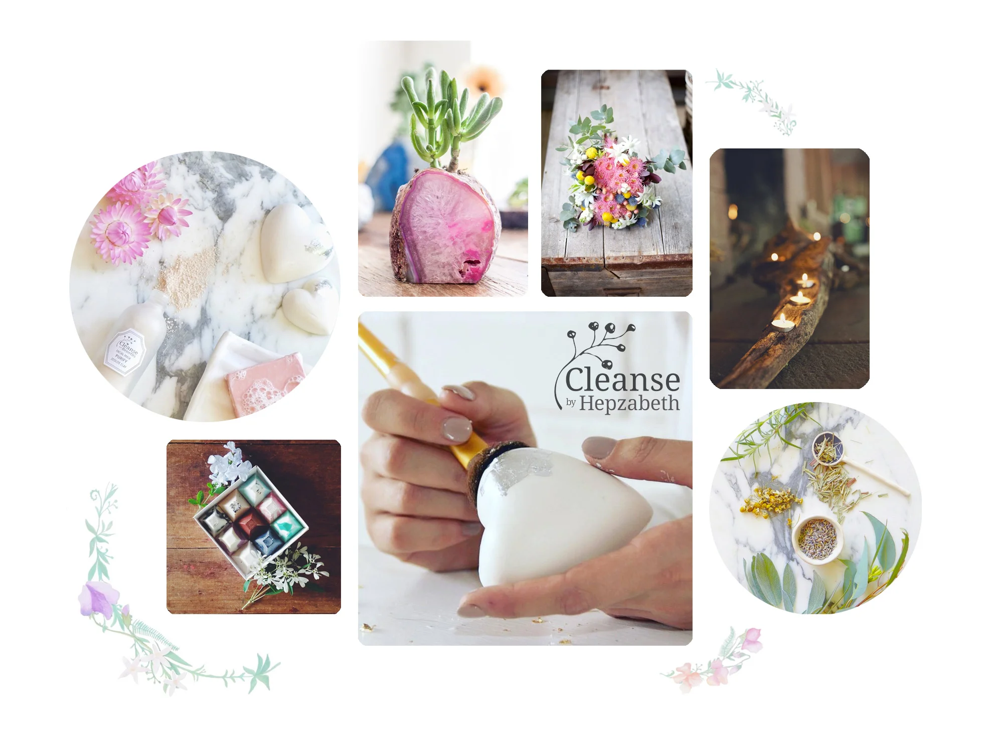 Cleanse By Hepzabeth: Brand Board