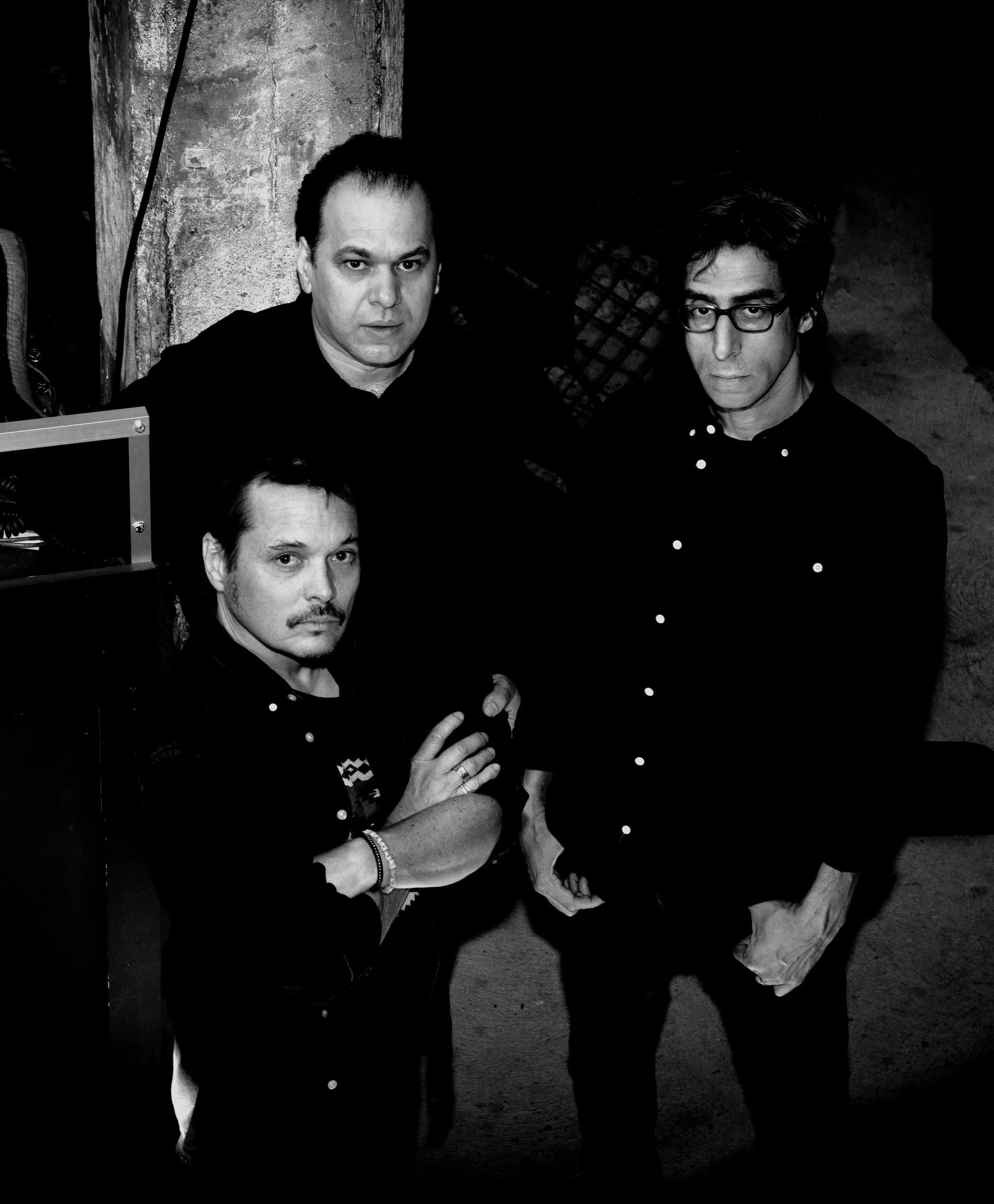  Bassist Trevor Dunn, Cellist Rubin Kodheli, and Drummer Brian Chase