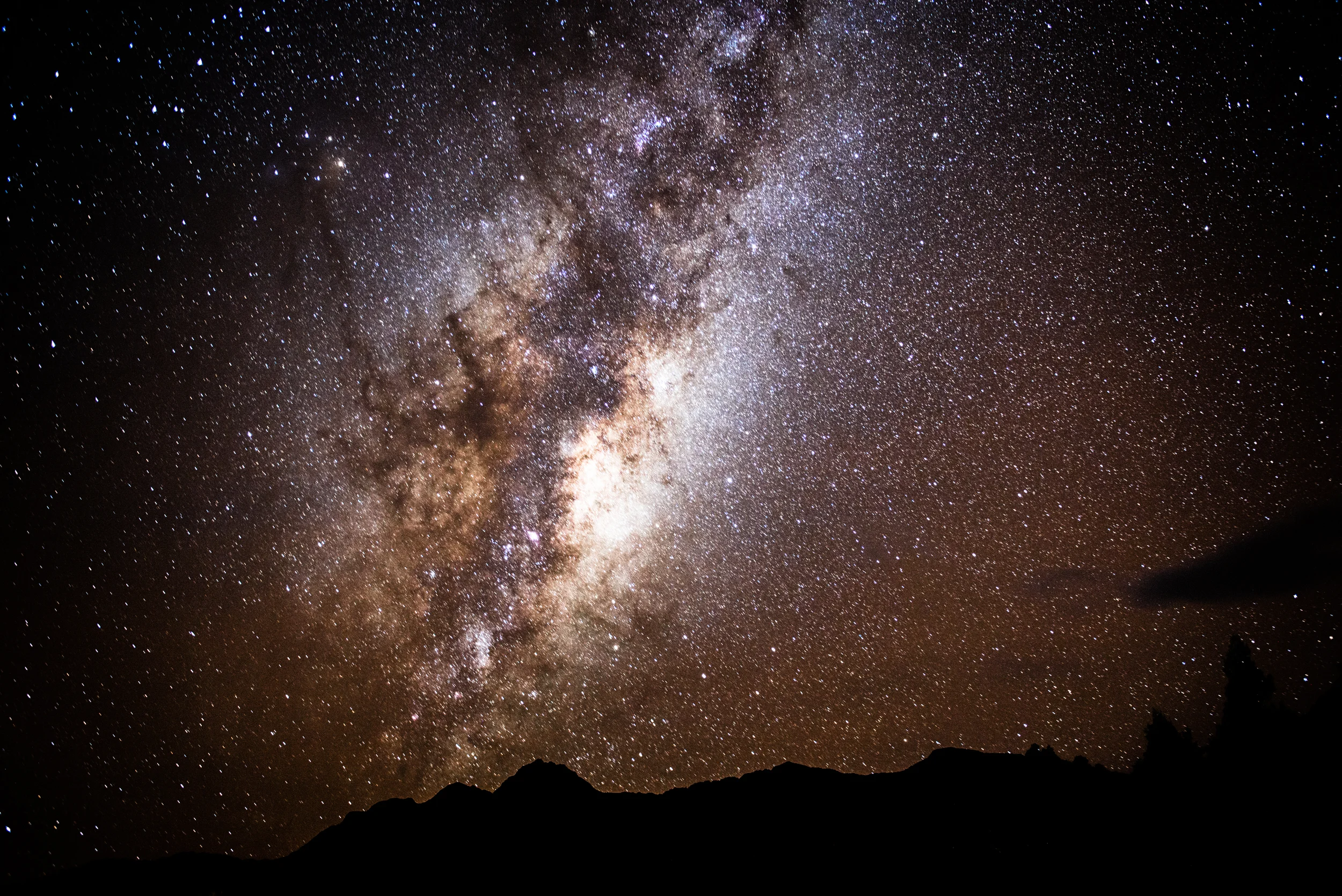 A view of the night sky from Franz Joseph, NZ