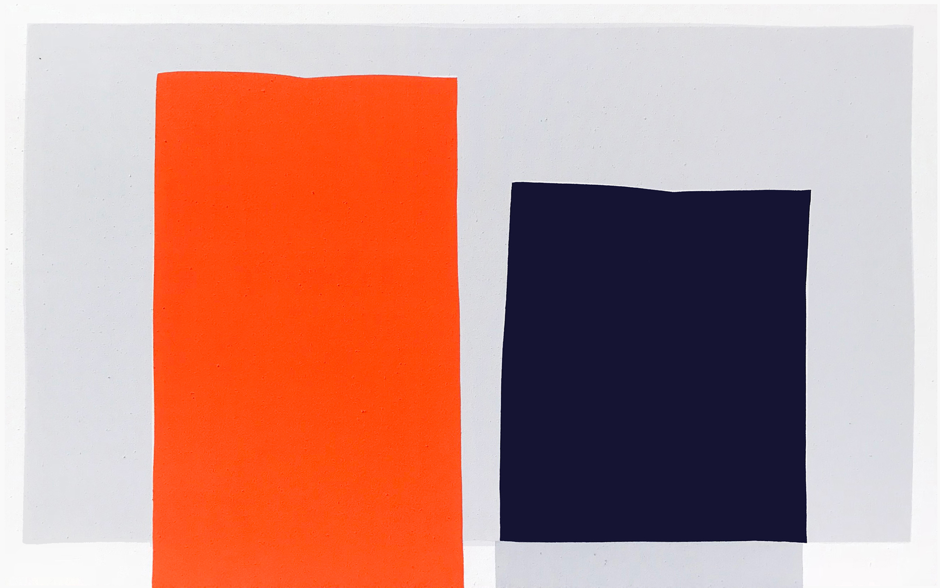 Paul Kremer - Hover Slab , 2018 Acrylic on canvas 30h x 48w in