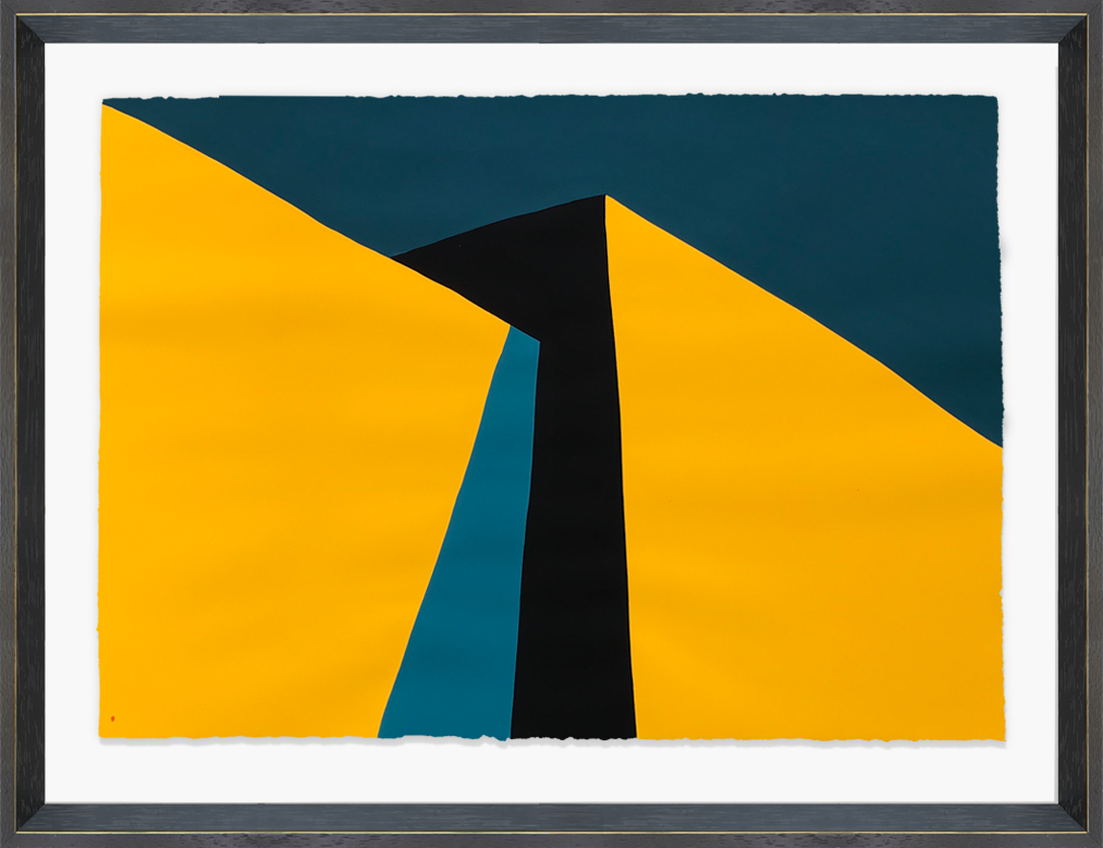Paul Kremer - Hopper 13 (study) , 2018 Acrylic on paper; framed 22.50h x 30w in