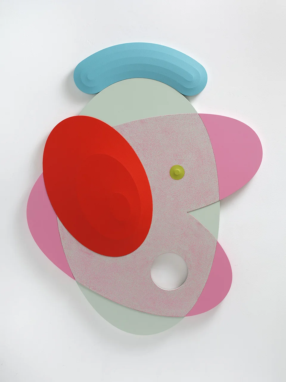 Josh Sperling: Orange Blossom Special , 2018 Acrylic on canvas and acrylic on panel 57h x 48w inches