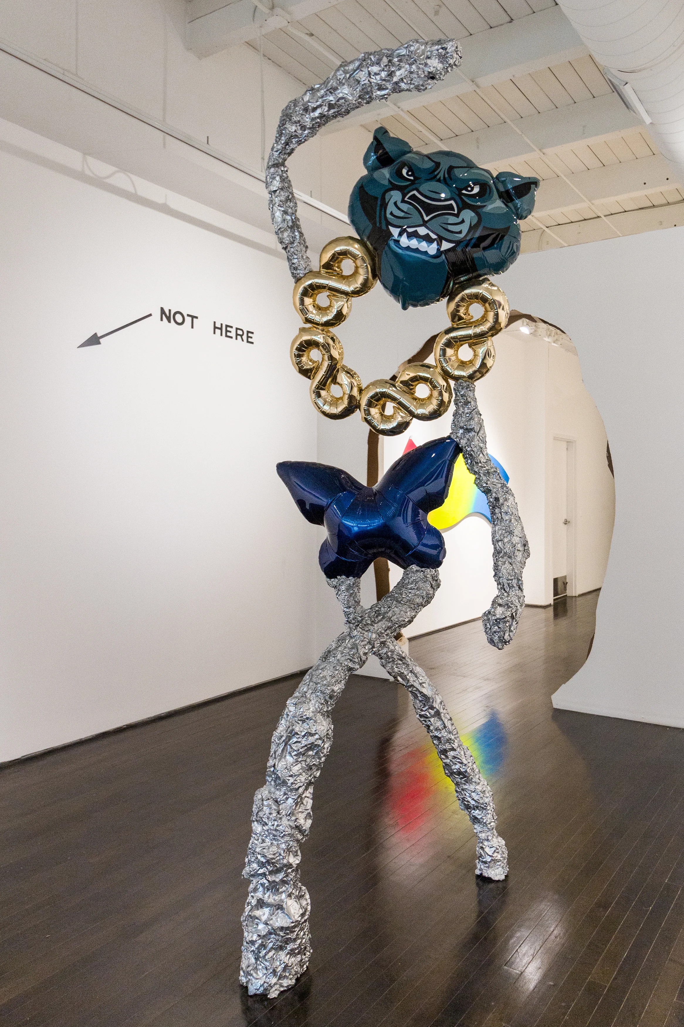 Adam Parker Smith - Ludovisi Gaul , 2018 Resin, fiberglass, urethane, steel; wood base 114h inches