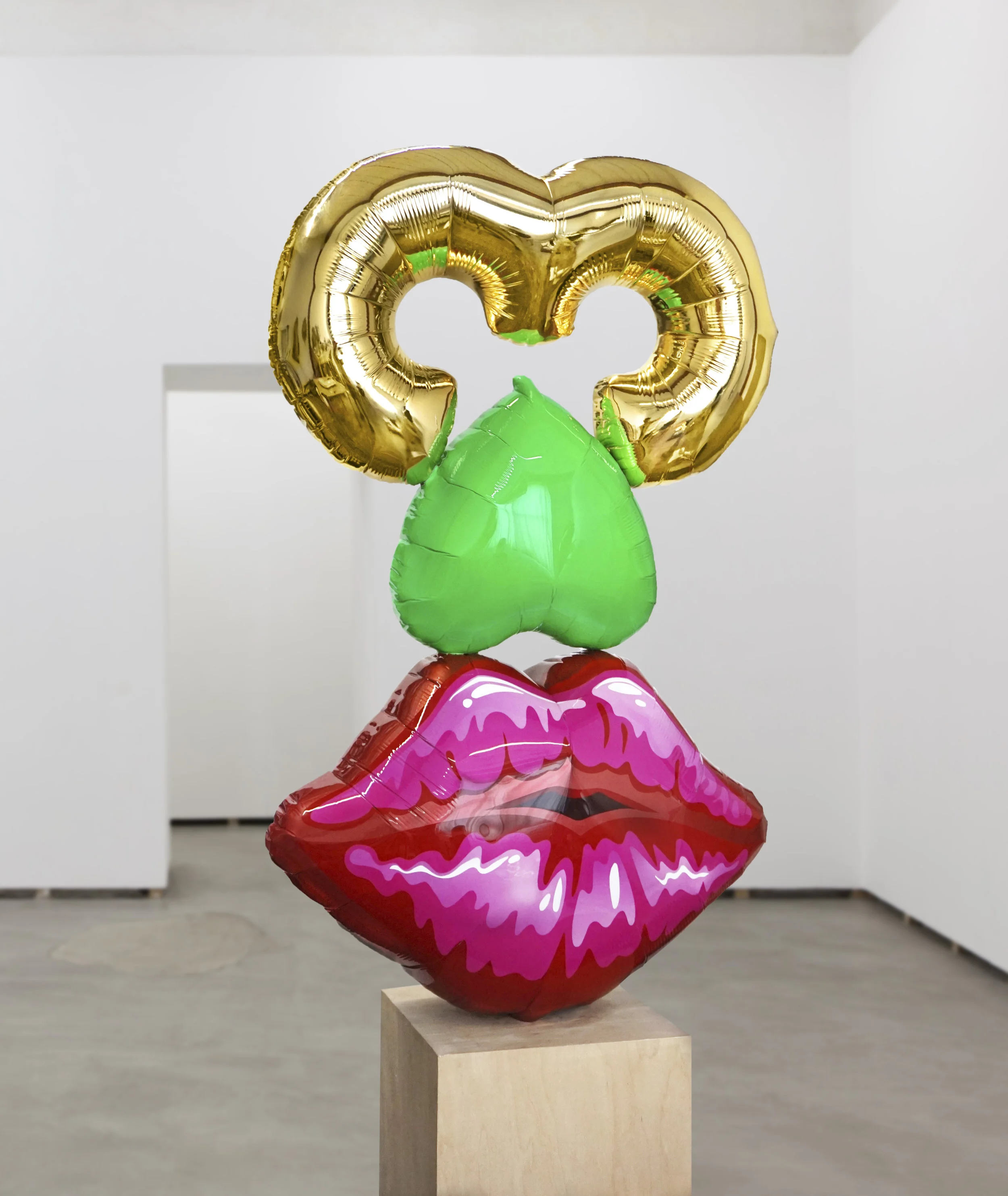 Adam Parker Smith - Greedy Nero , 2018 Resin, fiberglass, urethane, steel; wood base 30h x 30w x 16d inches