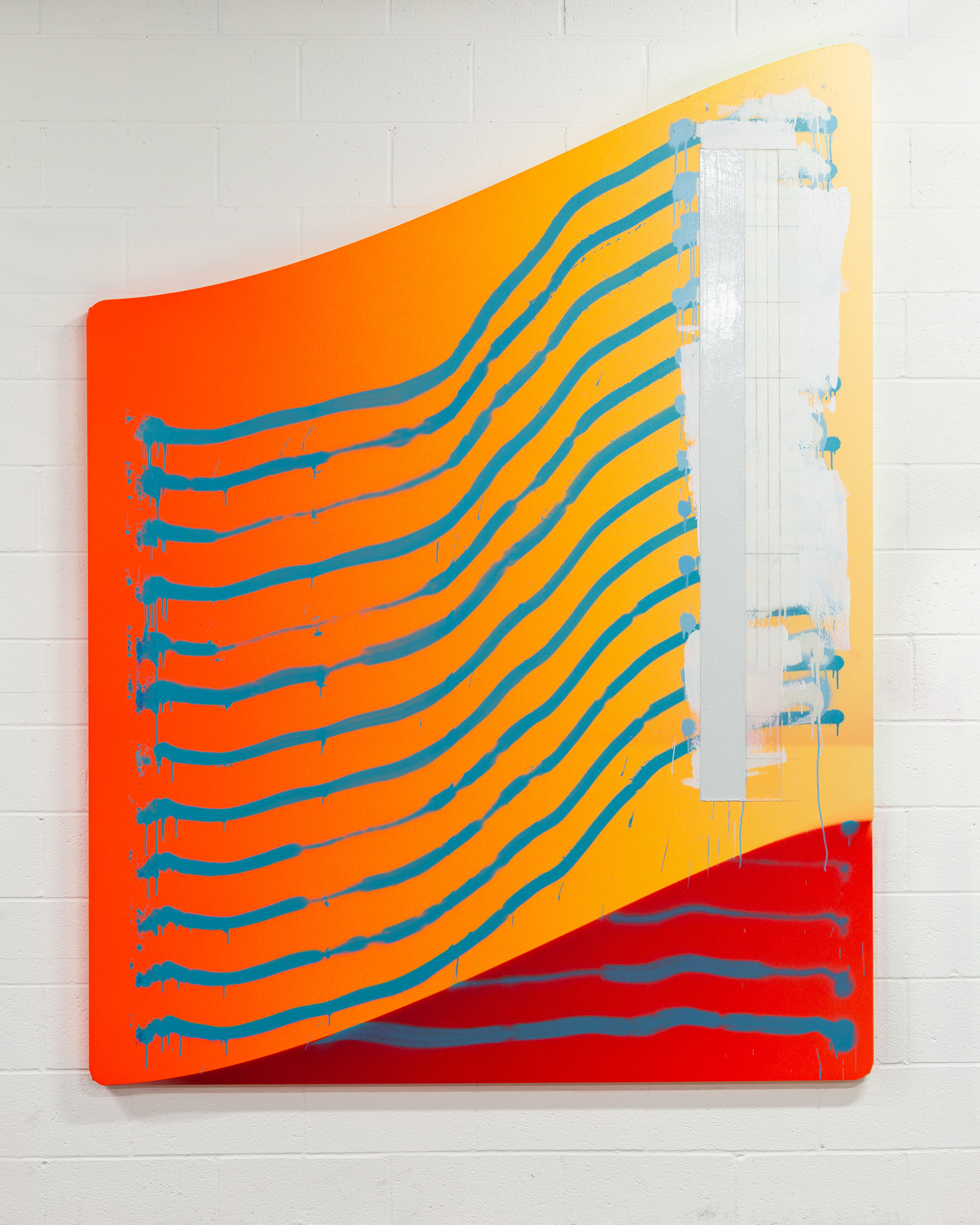 Jason REVOK - To Be Titled, 2019 Acrylic and synthetic polymer on canvas 91h x 72w inches