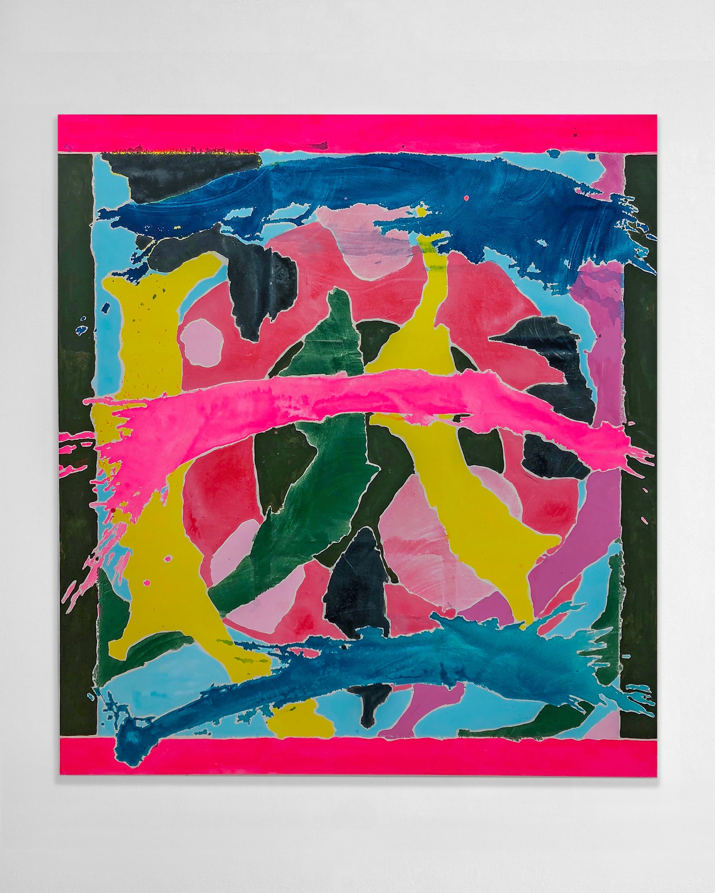 Russell Tyler - Kind of Orbit, 2019 Acrylic on canvas 64h x 58w inches