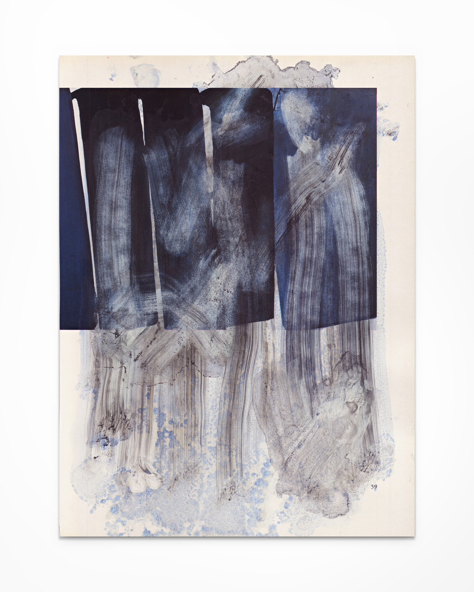 Greg Fadell - Untitled , 2019 Archival ink on vinyl 60h x 44w inches