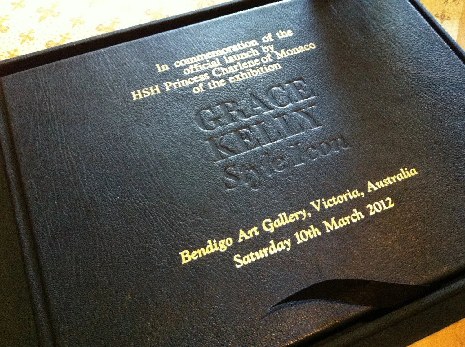 Official commemoration book for Princess Charlene of Monaco