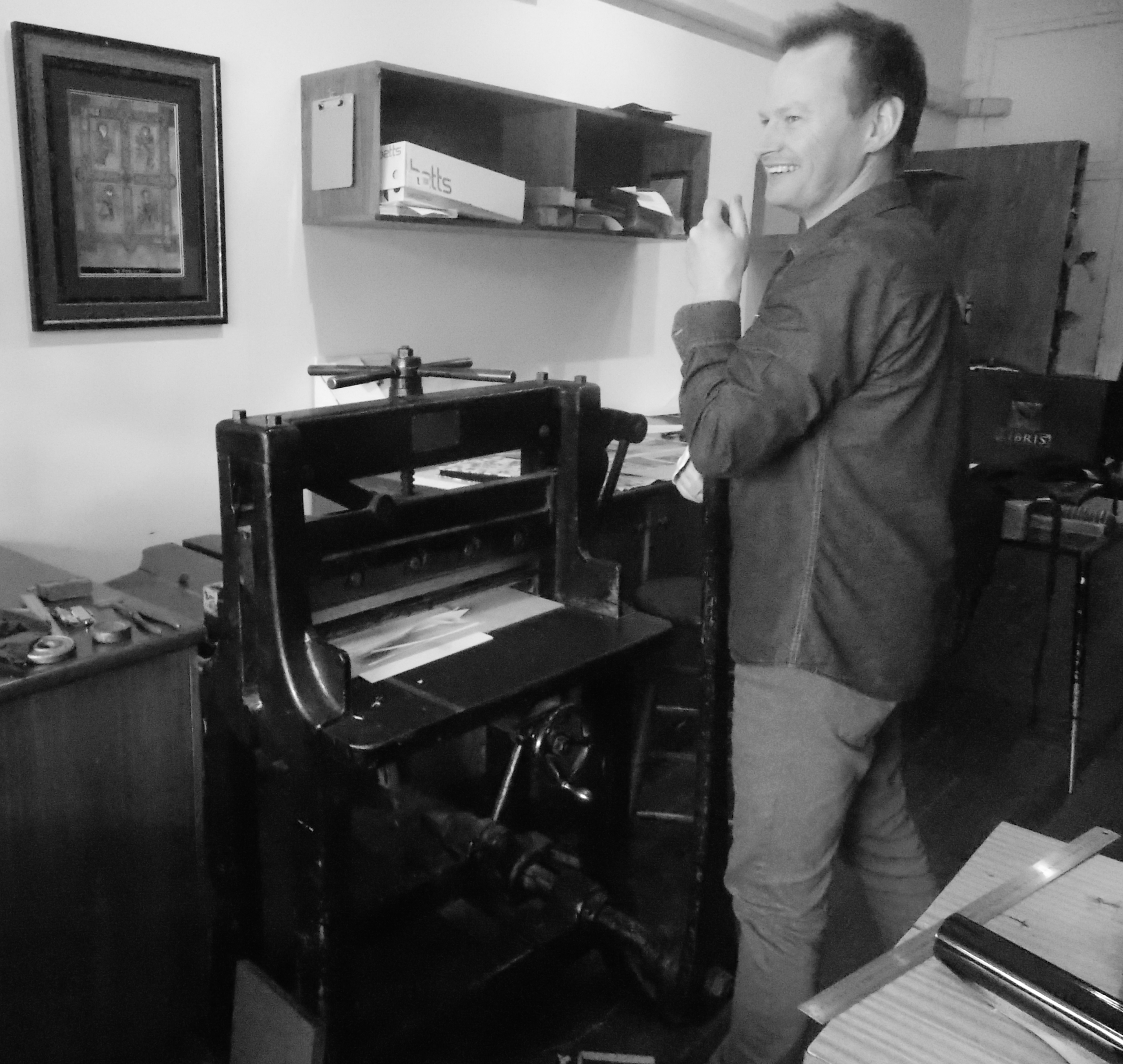 Simon Dart, Owner, Bookbinder