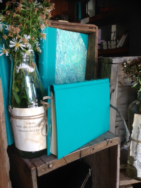 Turquoise Leather Journals