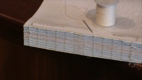 The completed sewn book block