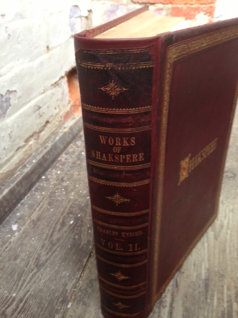 Shakspere restoration rebacked spine