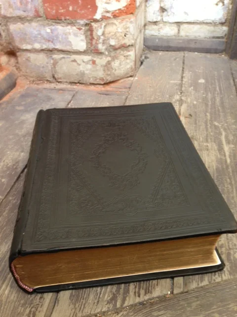 The newly restored family Bible
