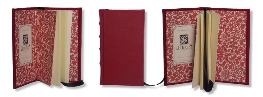 Red Leather Slimline Journal