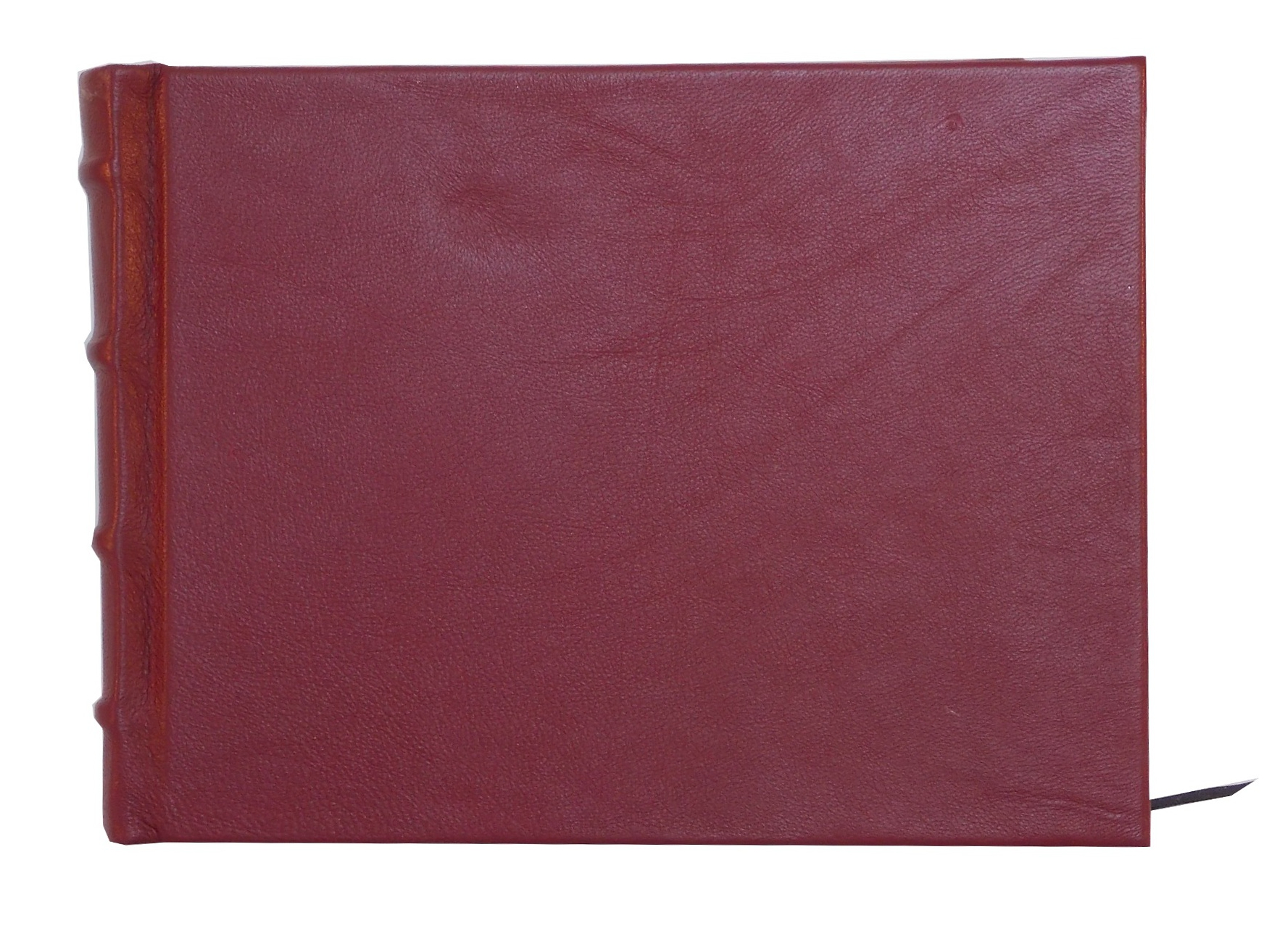 Full Leather Signature Book in Red