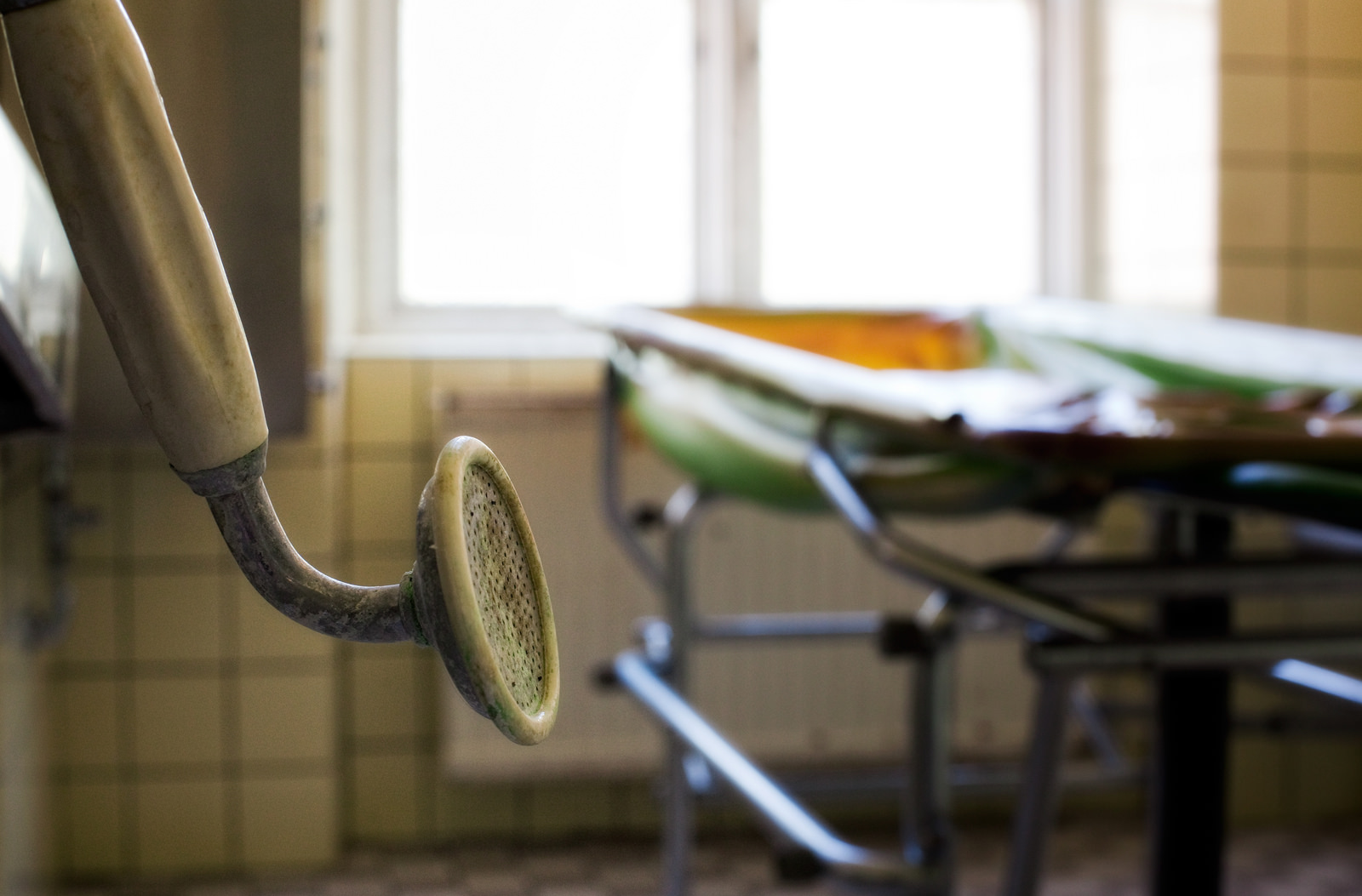 The Showerhead En gammel dusj i et forlatt sykehus i nabolandet Sverige.