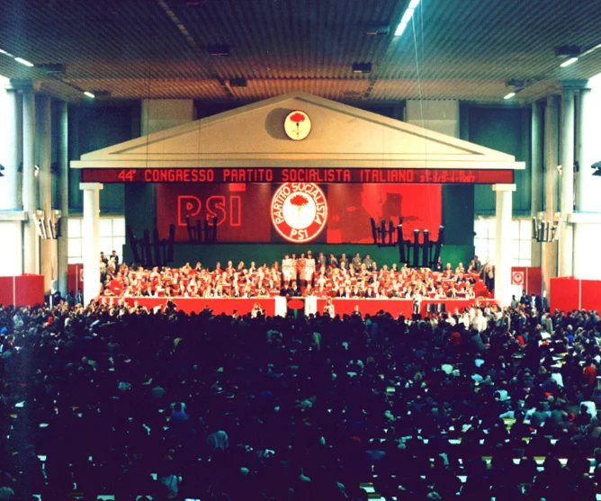 PSI Rimini congress in 1987. Image credit: Alberto Peruzzo Editore