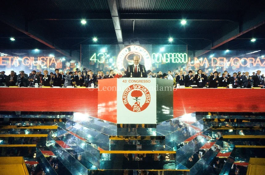 PSI Verona congress in 1984. Image credit: Alberto Peruzzo Editore