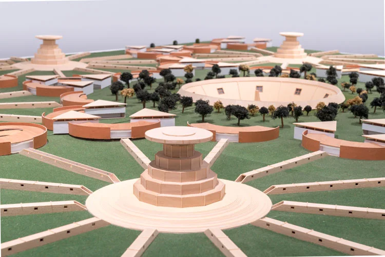 Carlos Garaicoa. Campus or the Babel of Knowledge, 2002-2004. Installation view at CA2M, Madrid, Spain. Foto: Oak Taylor-Smith