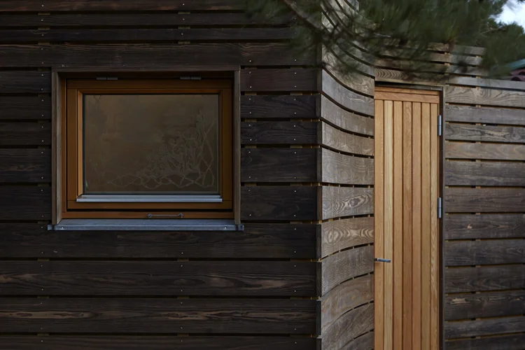Badehus på Hankø, ferdigstilt 2014.