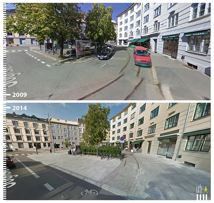 Photo: Sognsveien, Oslo, "Urb-I" (Google Street View)