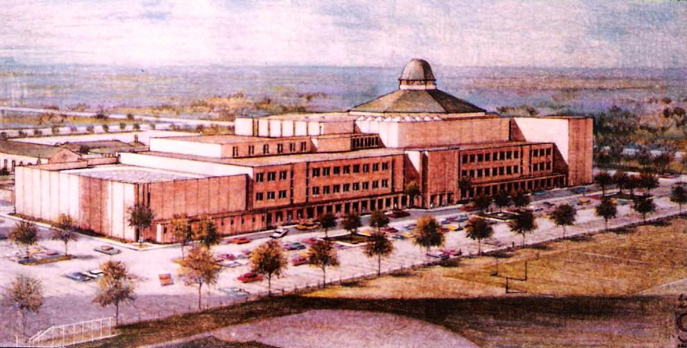 The Second Baptist Church Houston, rendering by E. Reichert and C.T.J.& D. Architects