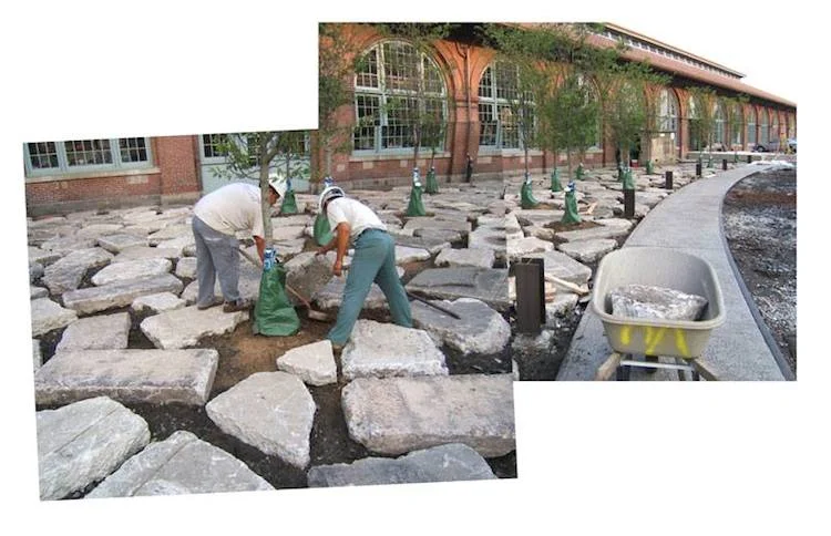 Det blotte og bare materialegenbrug rummer en form for bevaringspraksis, og som det fremgår af billedet fra D.I.R.T. Studio, Pennsylvania 2005-2011, tillige et kreativt og kunstnerisk fortolkningspotentiale. Foto: Ellen Braae