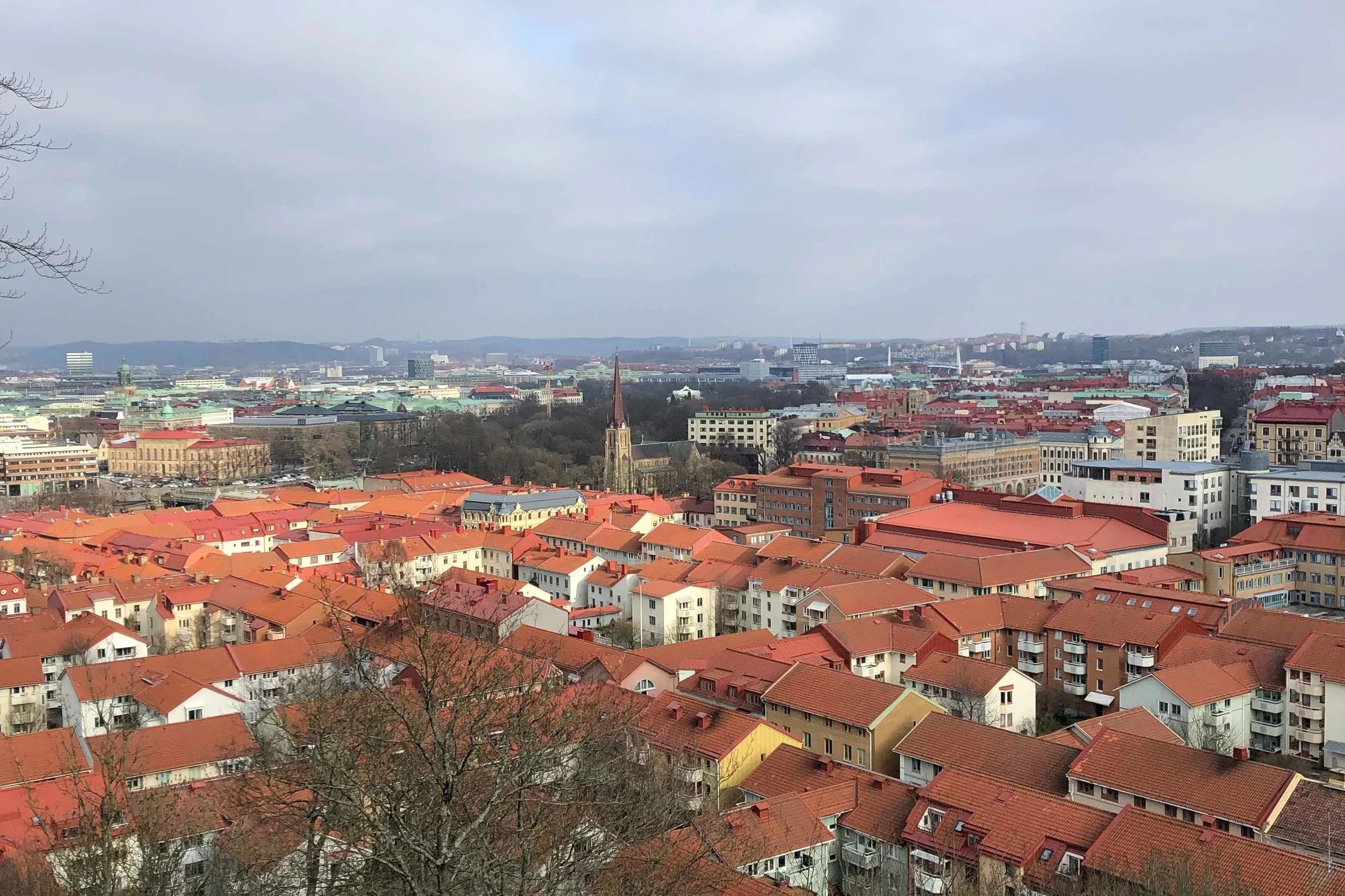 Foto: Tina Lam. Gøteborg med utsikt over bydelen Haga