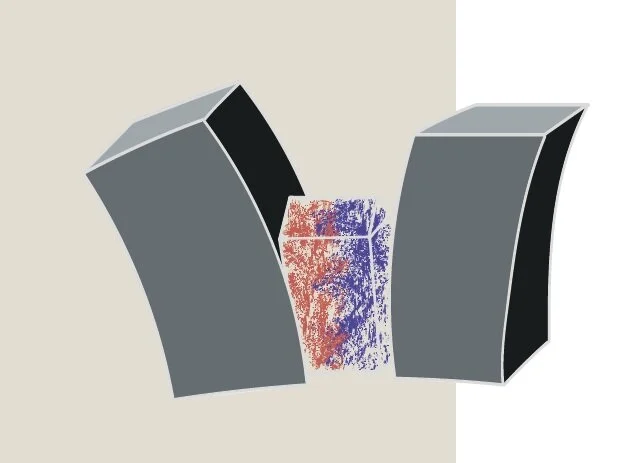 In this text, Sletten and Marciniak argues that the occupants from Vestbredden living- and workers collective have worked with degrowth in twenty years in Hauskvartalet in Oslo. Now, however, this practice is under pressure as a real estate company has taken over parts of the area. Illustration: Johnny Huynh.