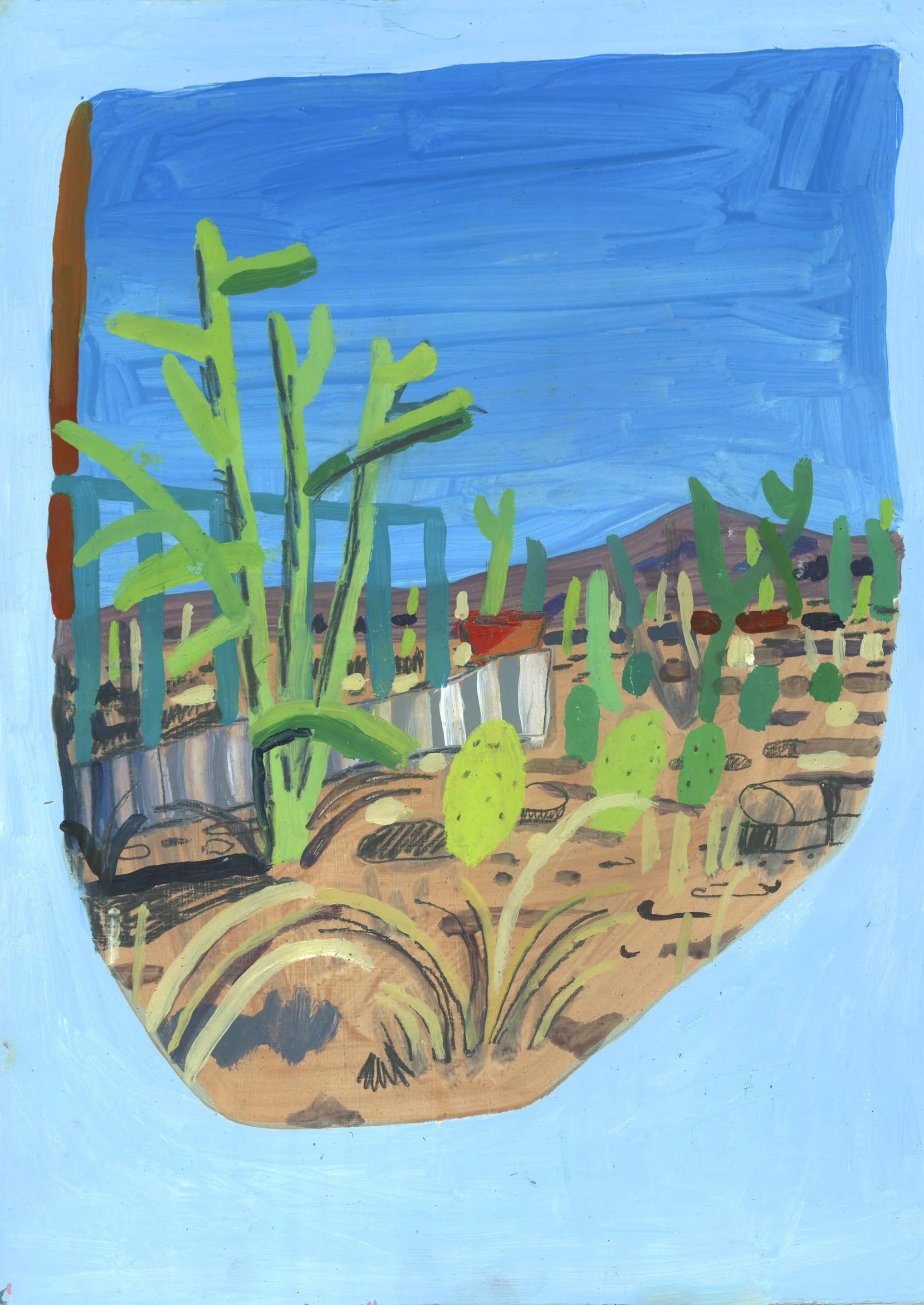 T or C landscape ( Blue )