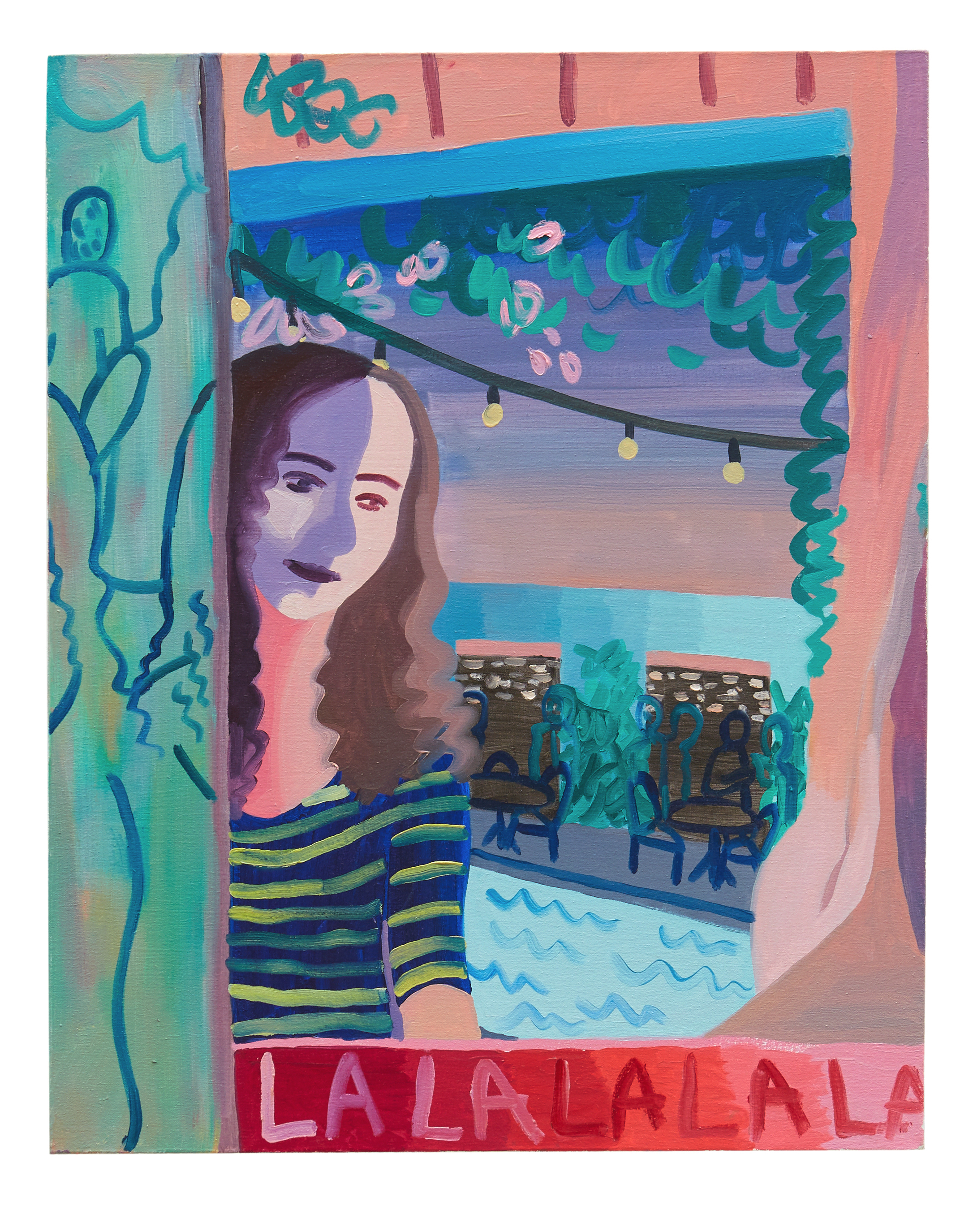 LA rooftop ( summer night )