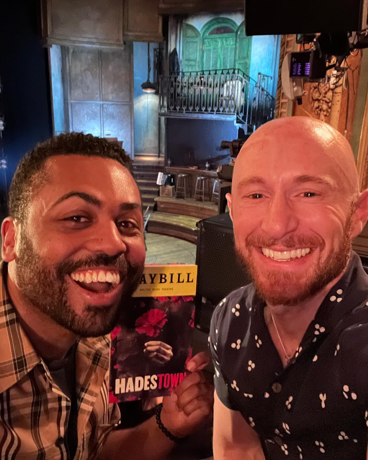 Wow wow wow! Congrats to @marmwood214 and the amazing cast of @hadestown! @daniel_taccone and I were so loved! So inspired! Have faith, trust, love, lead, and don&rsquo;t look back! Let your talents shine- and we can all break free of this Hadestown 
