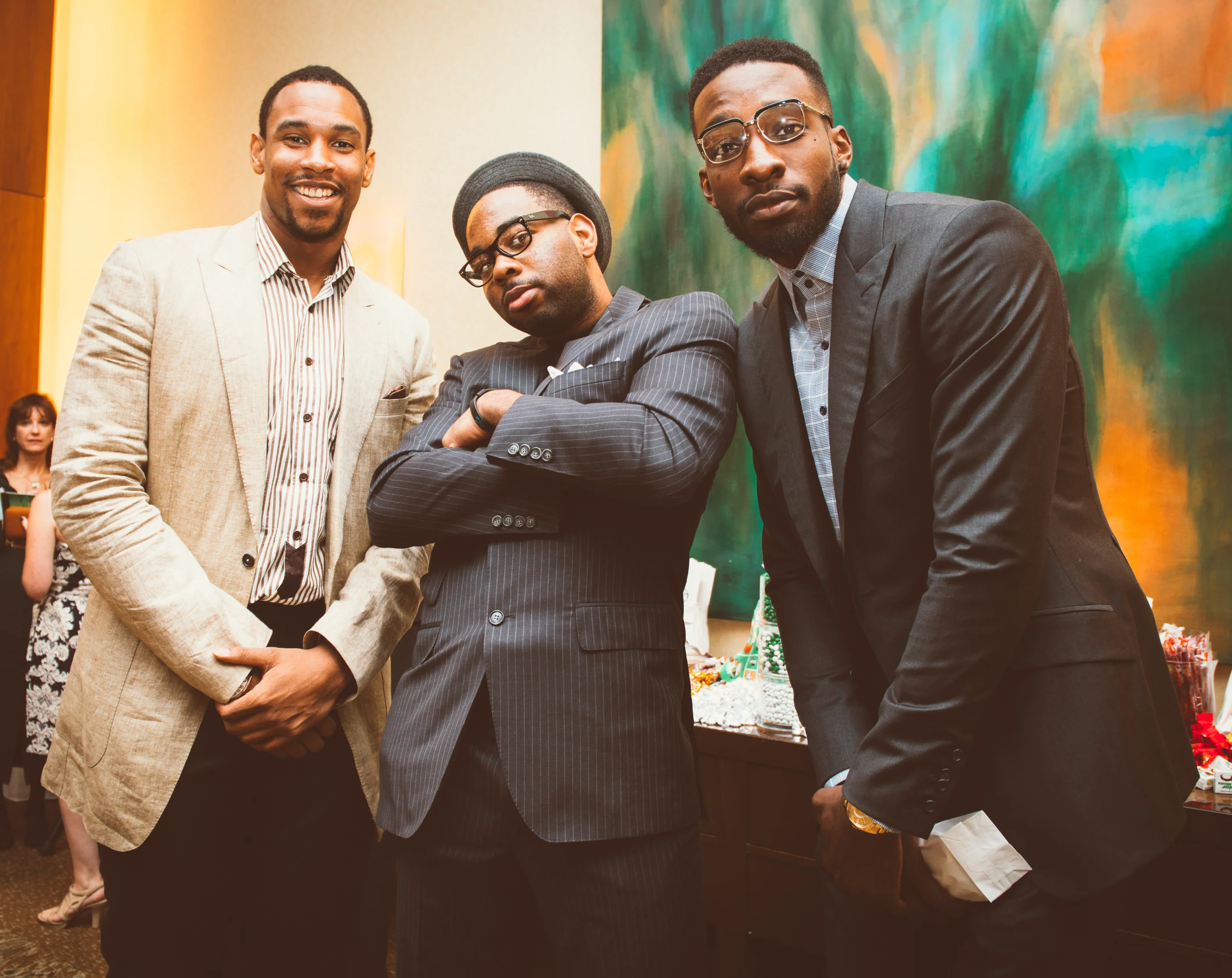 Jared Sullinger, Marcus Thornton and Jeff Green