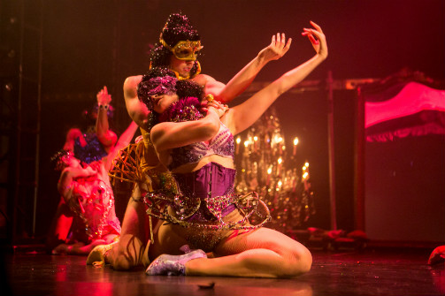  Mark Osmundsen and Lea Helle in Company XIV's Cinderella . Photo by Phillip Van Nostrand.