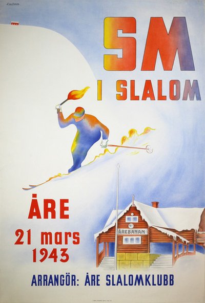 Vintage Åre poster. Available here .