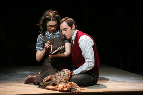 Adina Verson and Max Gordon Moore in Indecent. Photo by Carol Rosegg.
