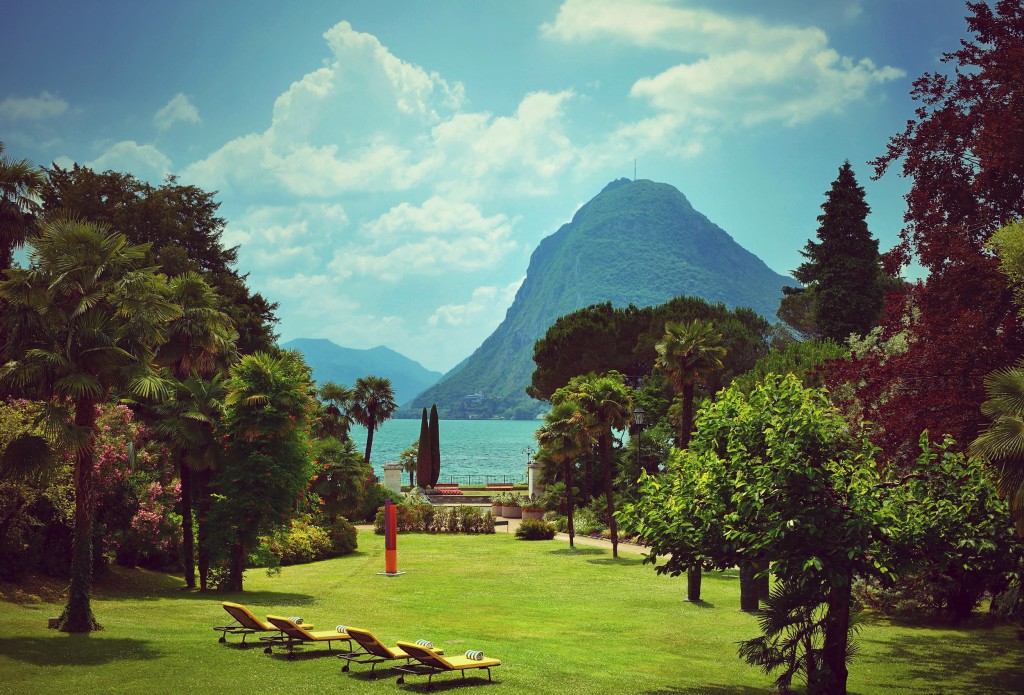 Park at the Hotel Villa Castagnola