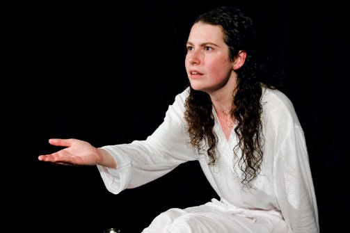 Molly Vevers in Ross & Rachel . Photo by Alex Brenner.