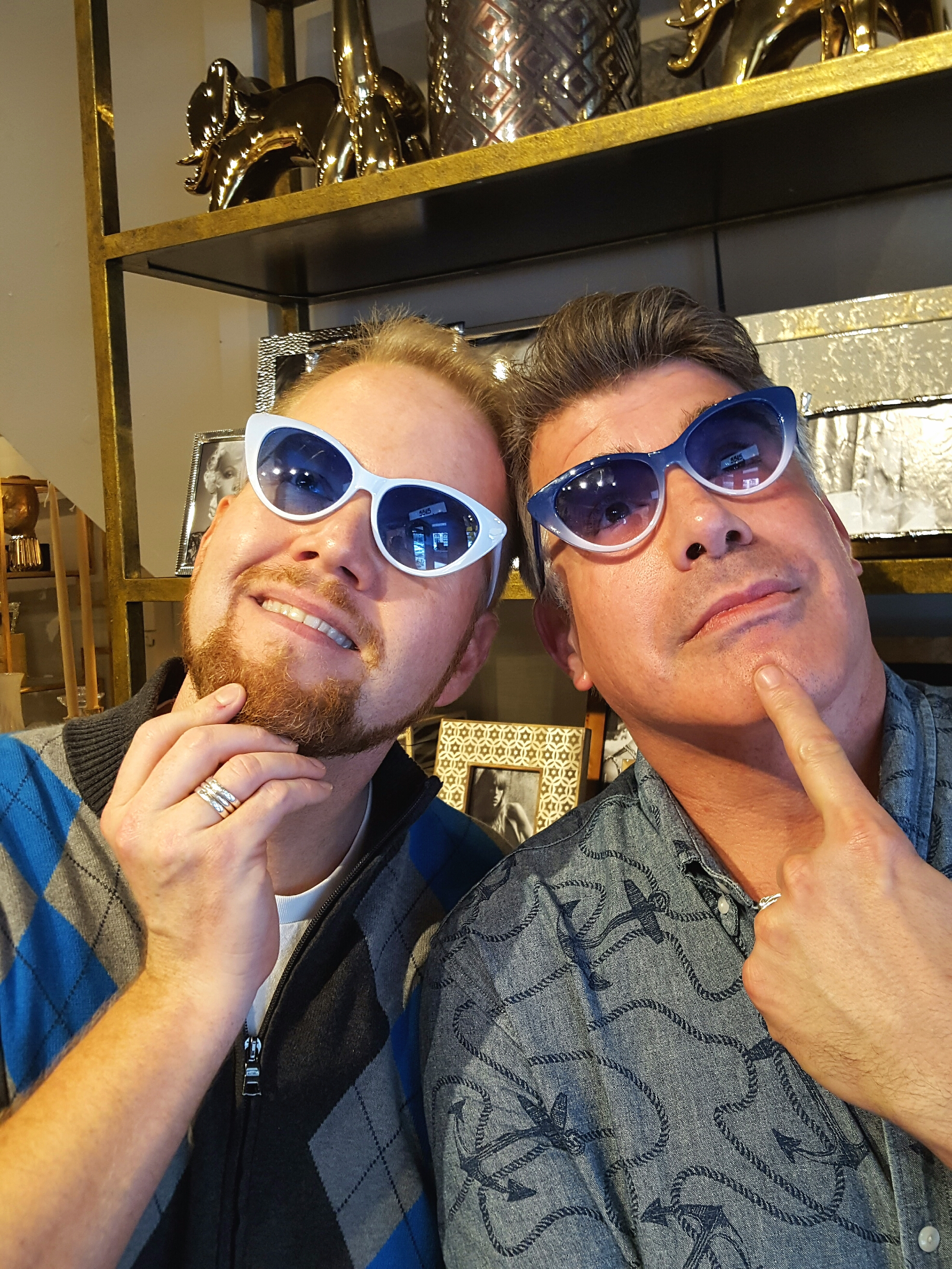 Michael Mackie and Bryan Batt finding things a little shady in New Orleans.