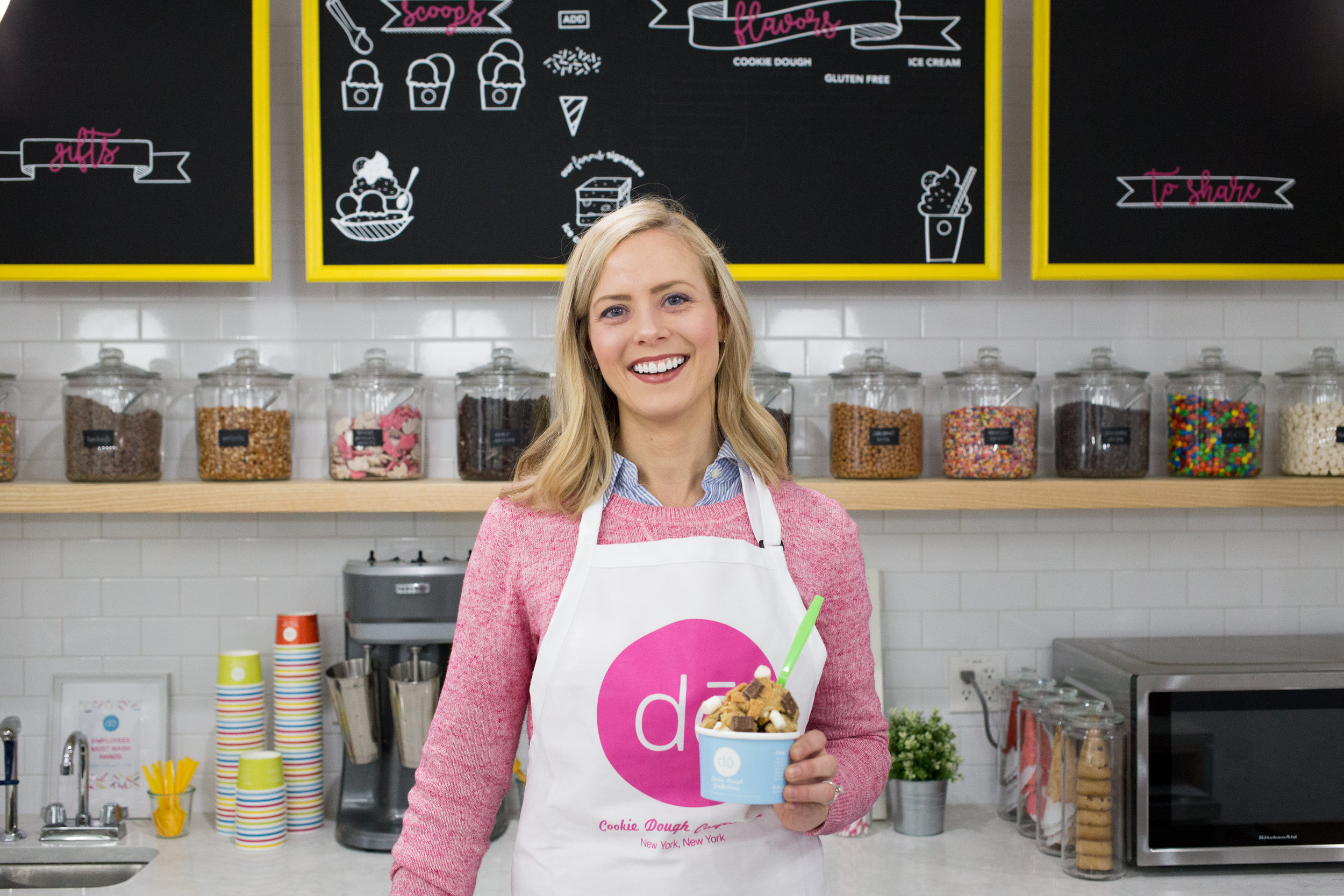Founder and owner of DŌ - Cookie Dough Confections: Kristen Tomlan