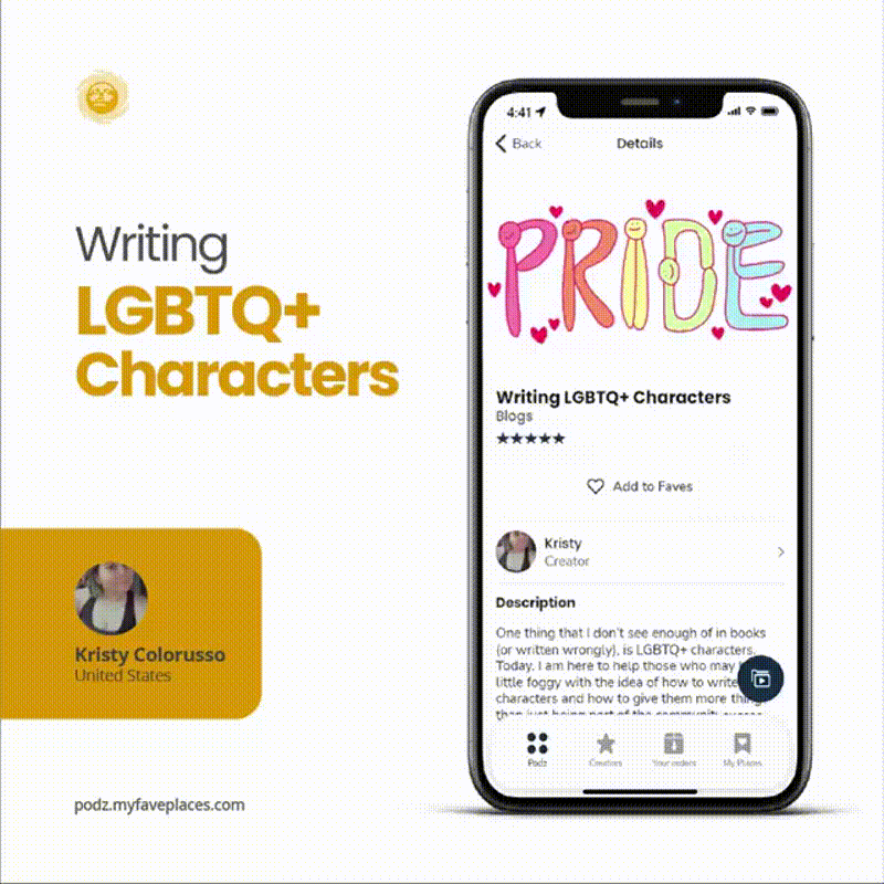 How to Write LGBTQ+ Characters My Fave Places
