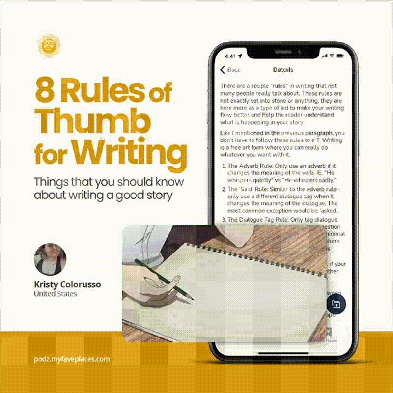 8 Rules of Thumb for Writing Things that you should know about writing