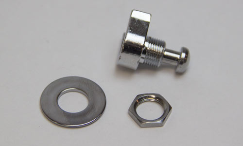 1) Remove both the nut and washer from the Straplock shoe.