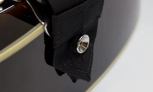 3) Install strap over the leash loop.