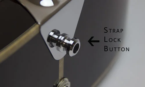 Note: Straplocks can only be used with a matching Straplock button.