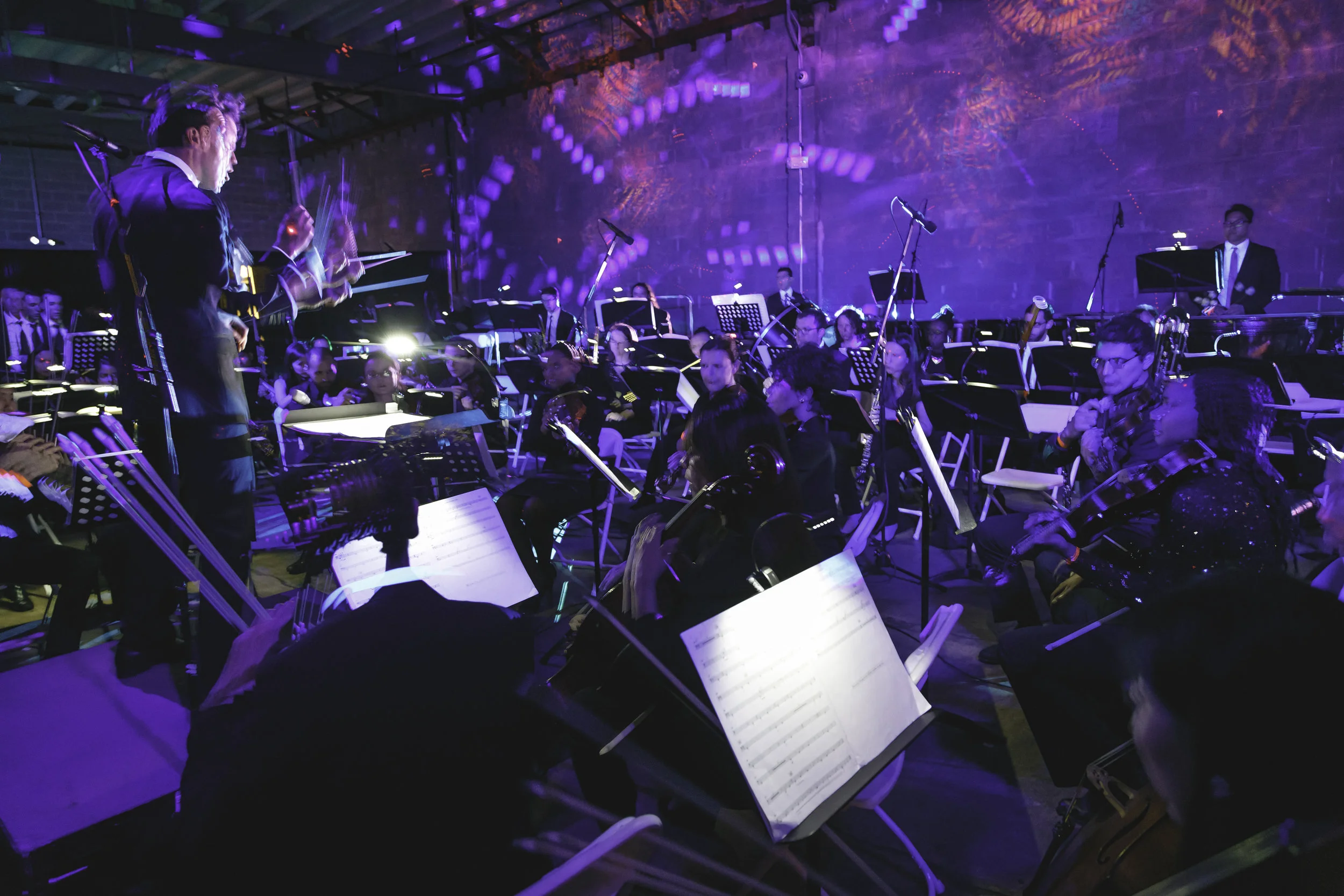 James Blachly conducting the Experiential Orchestral in composer Viet Cuong's "Scribbles and Riddles."
